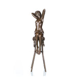 Statue Femme<br>Assise en Bronze