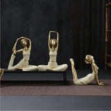 Statue Femme<br>Yoga Pas Cher