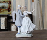 Statuette Couple Porcelaine