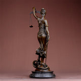 Statue Grecque<br>La Justice de Bronze