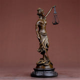 Statue Grecque<br>La Justice de Bronze