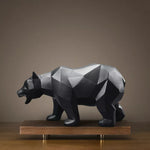 Statue Animal<br>L'Ours Origami