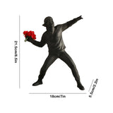 Statue Homme<br>Le jet de Fleur