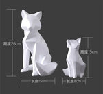 Statue Animal<br>Le Renard Blanc