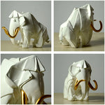 Statue Animal<br>Le Mammouth Origami