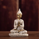 Figurine Bouddha<br>en Résine