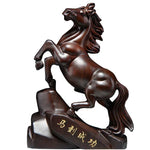 Statue Cheval Bois