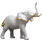 elephant blanc statue