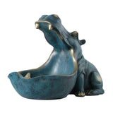 Statue Animal<br>L'Hippopotame en Résine