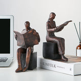 Statue Moderne<br>Le Serre Livre des Bonhommes