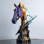 Statue Cheval<br>La Tête Art Déco