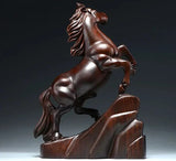 Statue Cheval<br>Bois