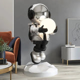 Statue Moderne<br>L'Astronaute Lumineux