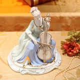 Statue Femme<br>Le Violon Porcelaine