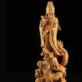 Statue Bouddha<br>Avec Dragon