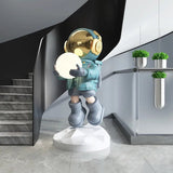 Statue Moderne<br>L'Astronaute Lumineux