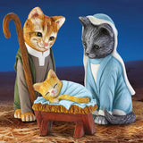 Chat crèche jésus