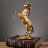 Statuette Cheval Or