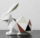 Statue Lapin Origami