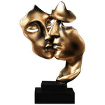 Statue Visage Homme Femme