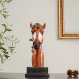 Statue Cheval<br>En Marbre