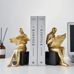 Statue Moderne<br>Le Serre Livre des Bonhommes