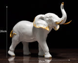 Statue Éléphant<br>Blanc