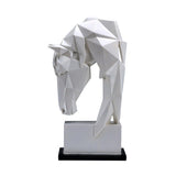 Statue Cheval <br>La Tête Origami