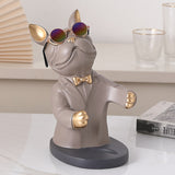 Statue Bouledogue<br>Le Porte Bouteille Original