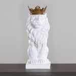 Statue Lion<br>La Couronne