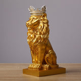 Statue Lion<br>La Couronne