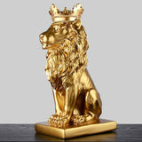 Statue Lion<br>La Couronne