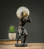 statue atlas bronze